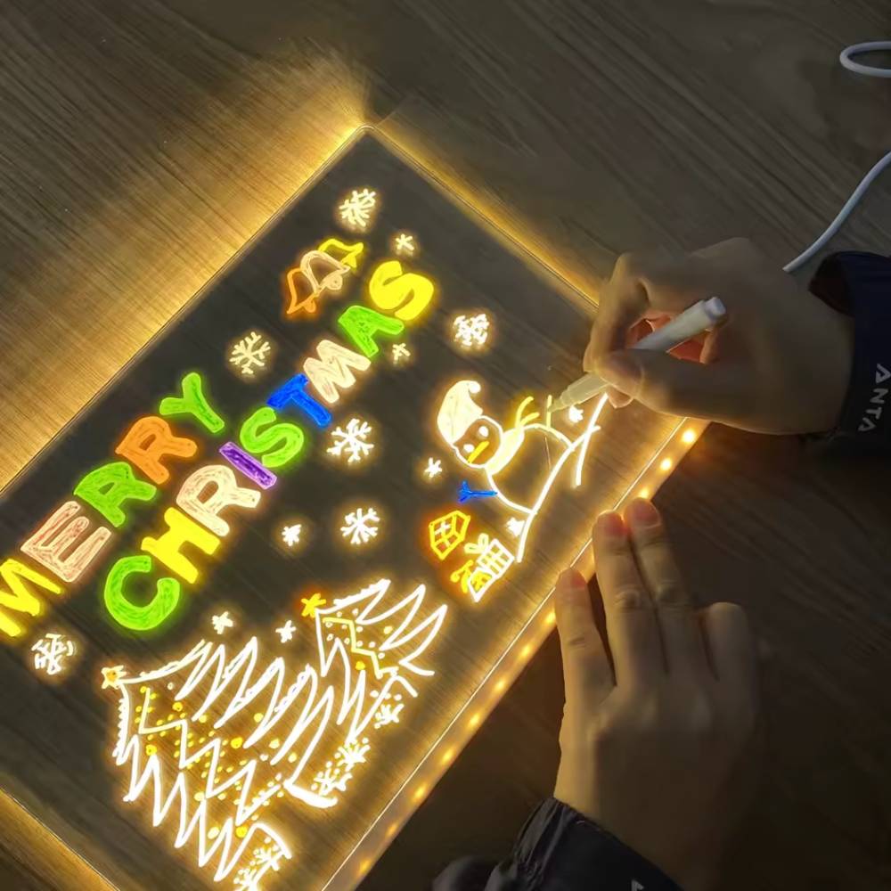 Tablero Mágico con Luz Led para Niños