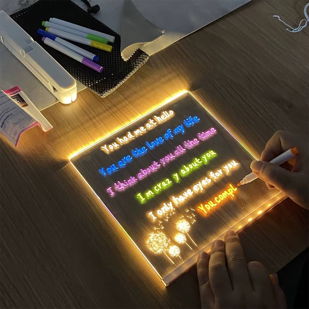 Tablero Led Mágico para niños de 20cm x 20cm