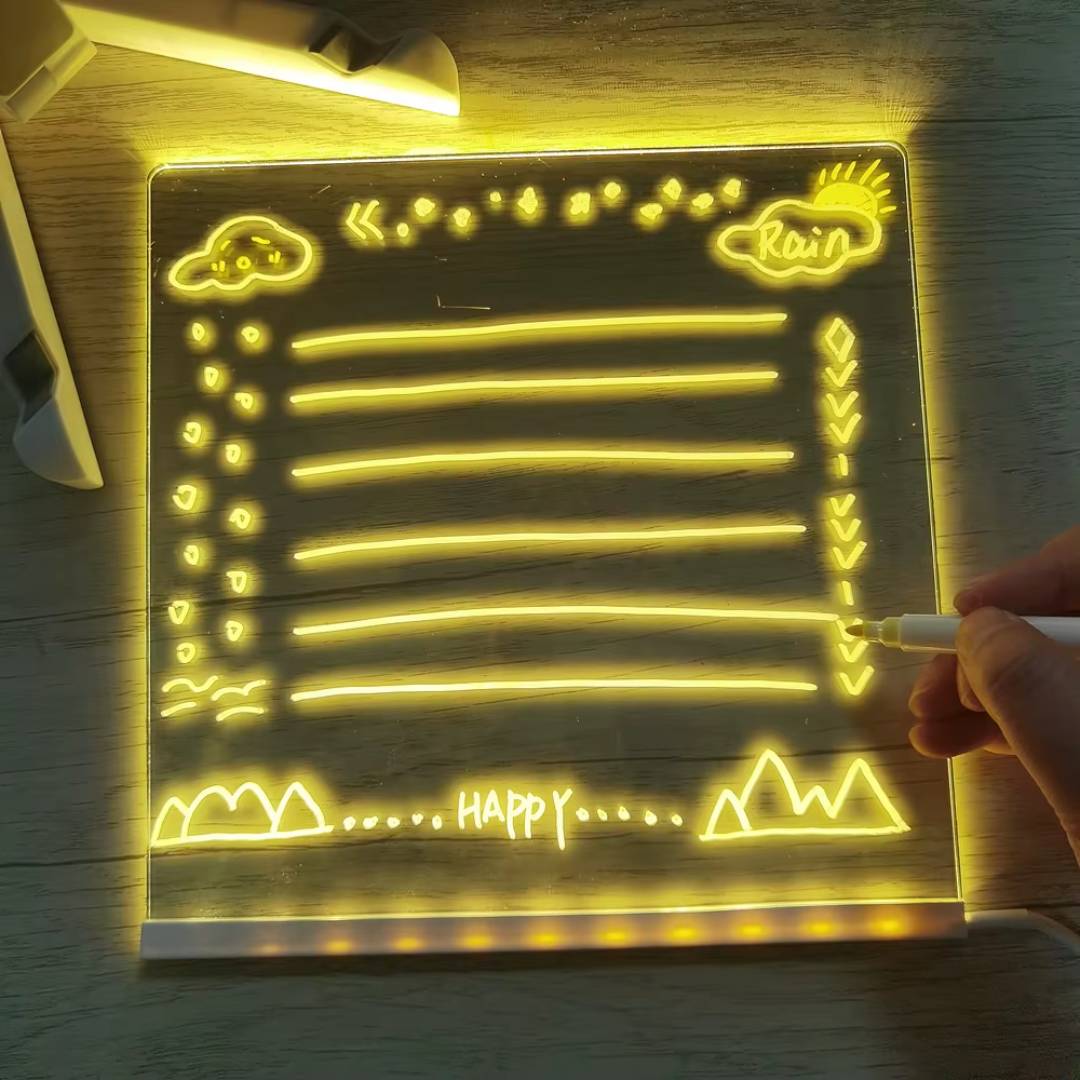 Tablero Led Mágico para niños de 20cm x 20cm
