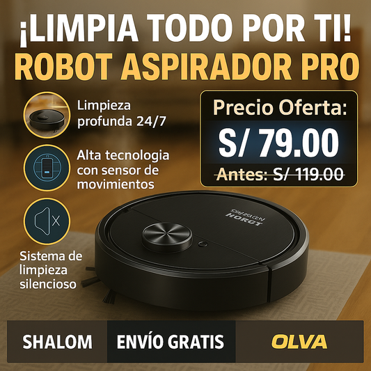 Robot Aspirador PRO