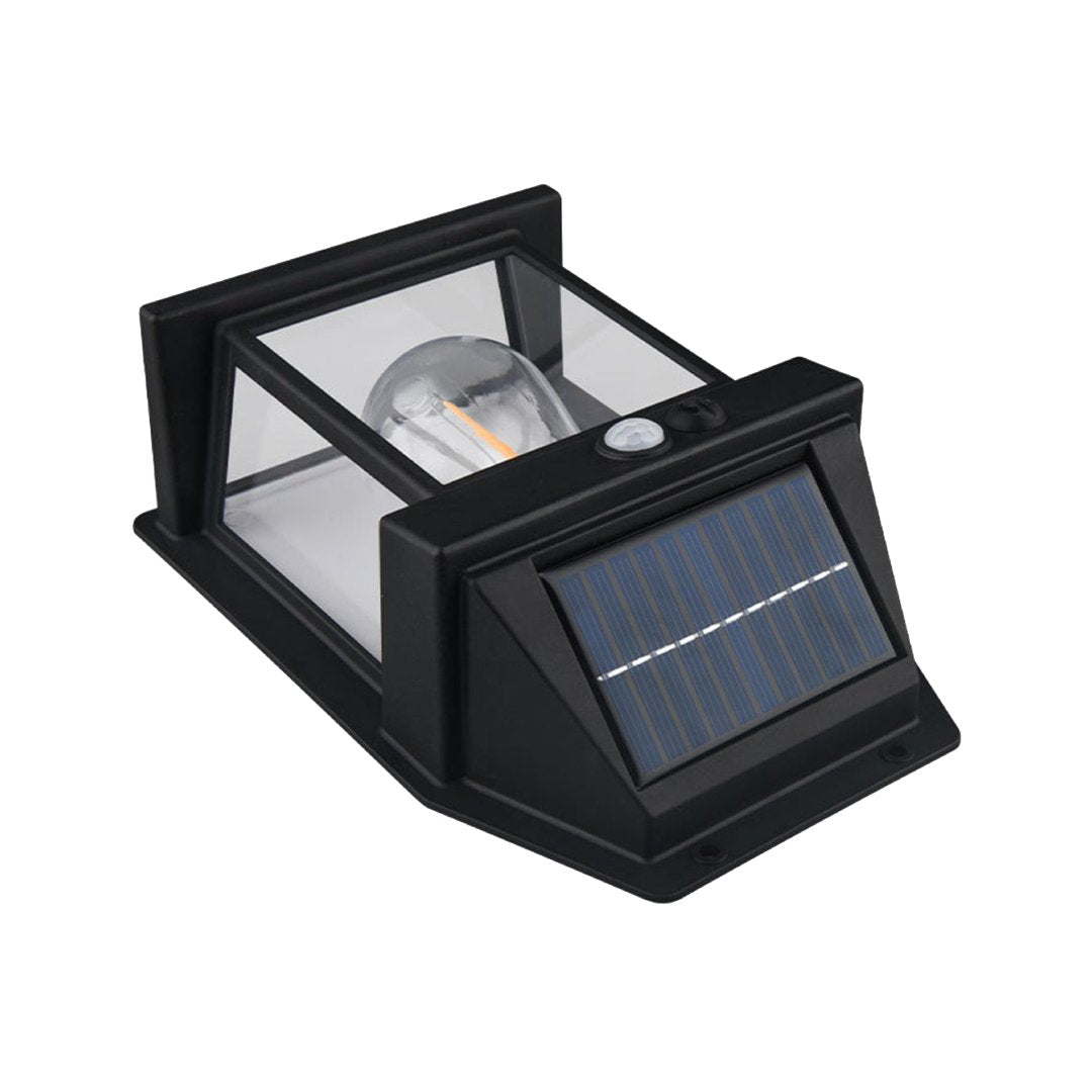 Lámpara LED solar de pared - Luz cálida