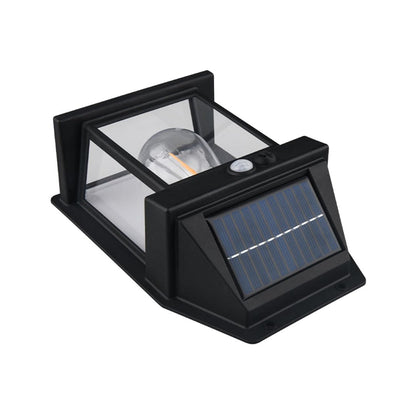Lámpara LED solar de pared - Luz cálida
