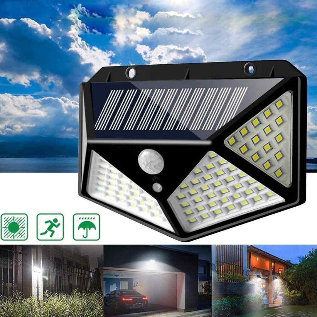 Lámpara LED solar de pared - Luz fría
