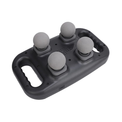 Masajeador Muscular Portátil con 4 Cabezales