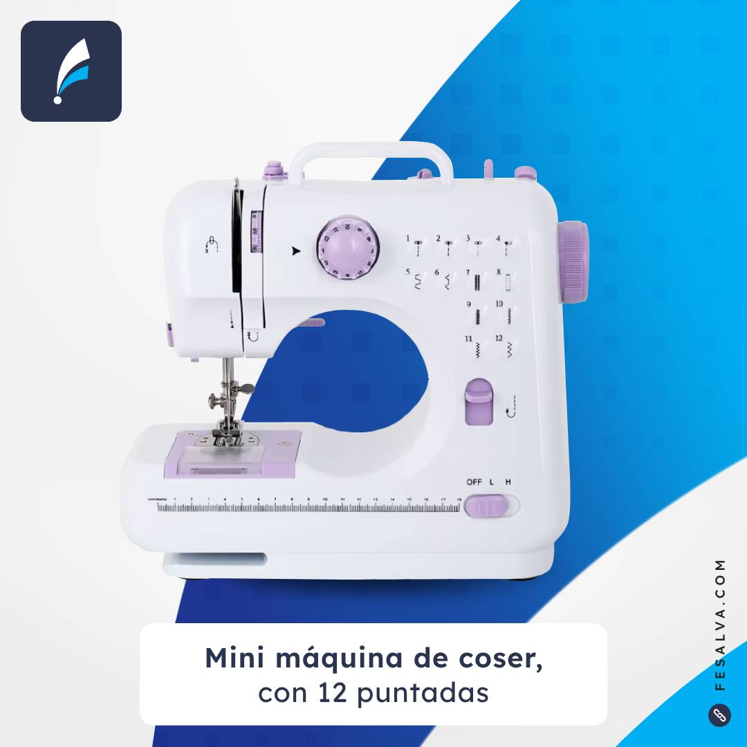 Mini máquina de coser portátil