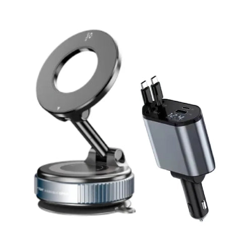 Soporte Magnético para Celular + Cargador VOLTA 4 en 1